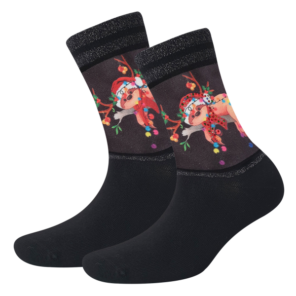 Cool 7 - Damensocken mit Strass - Motiv - C0485